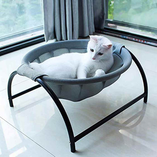 Elevated Cat Hammock Bed | Breathable & Washable