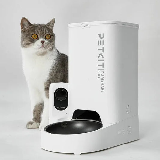 Automatic 2.4G WiFi Food Dispenser With HD Camera For Dogs And Cats