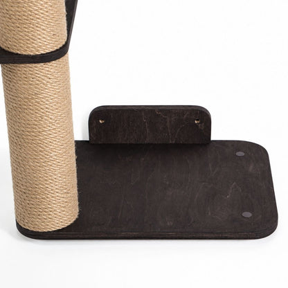 WallTrail Cat Climber | Wall-Mounted Cat Tree with Scratching Post, Climbing Steps & Perch