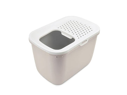 Hop in Modern Cat Litter Tray, Mocca (58.5x39x39.5cm)