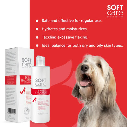 Soft Care Skin Balance Shampoo for Dogs & Cats | Gentle & Healthy Coat 300ML