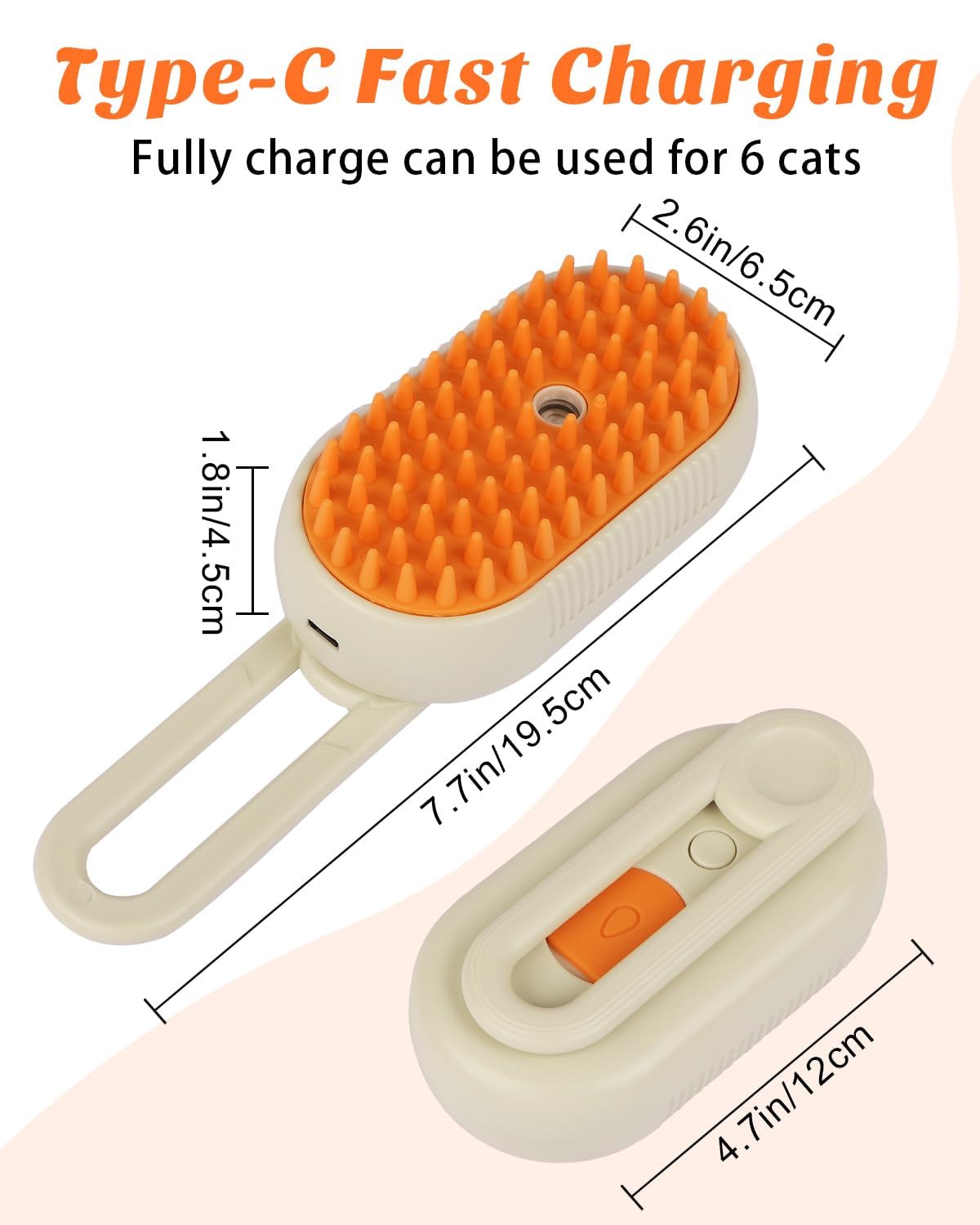 Pet Steam Brush | Steam Grooming & Hair Removal for Pets