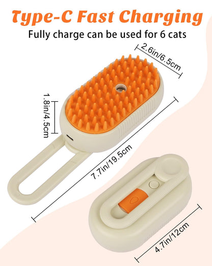 Pet Steam Brush | Steam Grooming & Hair Removal for Pets