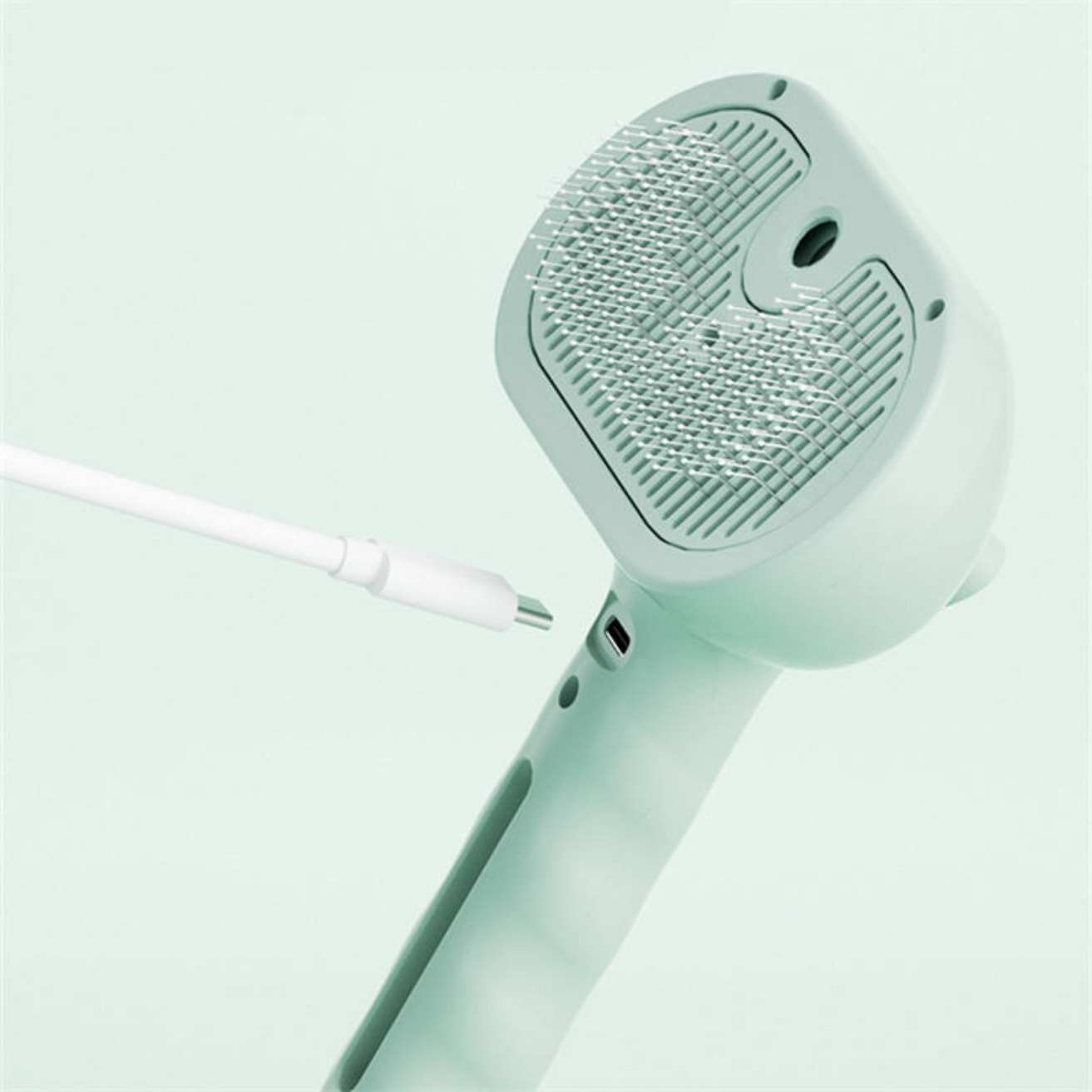 Steamy Self Cleaning Pet Brush For Dogs & Cats | Anti Static Steam Grooming Brush