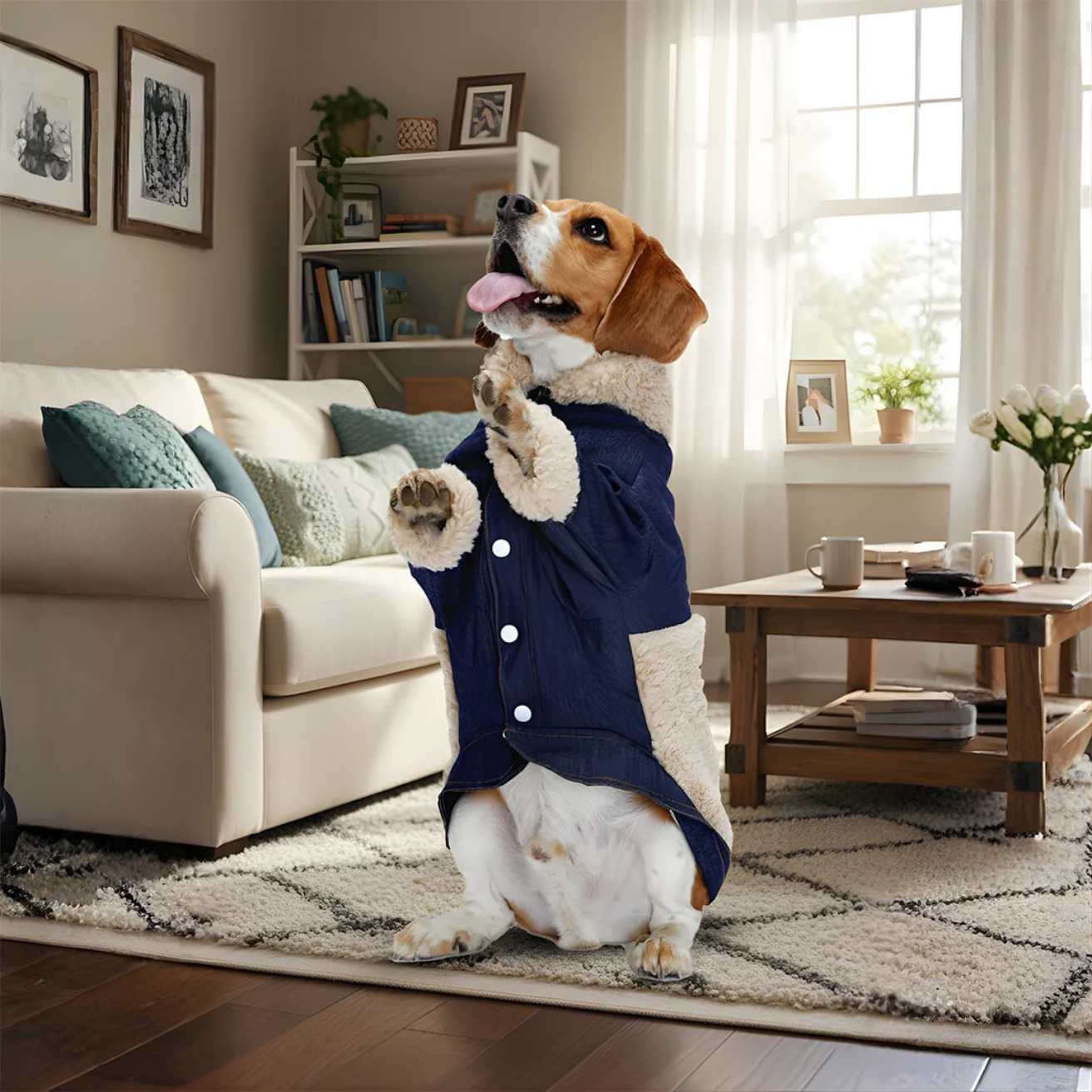 Cool Dog Denim Jacket | Stylish & Comfortable Casual Wear