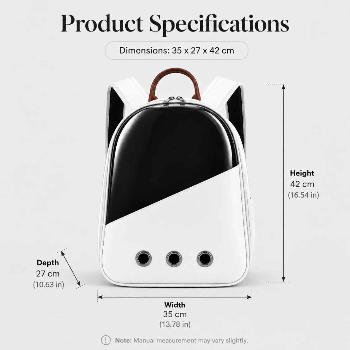 Pet Backpack Carrier For Travel | Walking & Outdoor Use