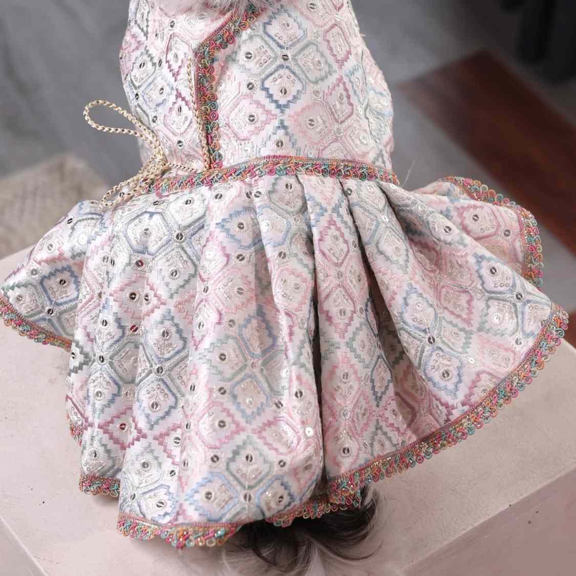 Princess Pastel Dog Lehenga | Designer Wedding & Festive Gown