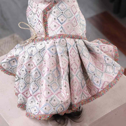 Princess Pastel Dog Lehenga | Designer Wedding & Festive Gown