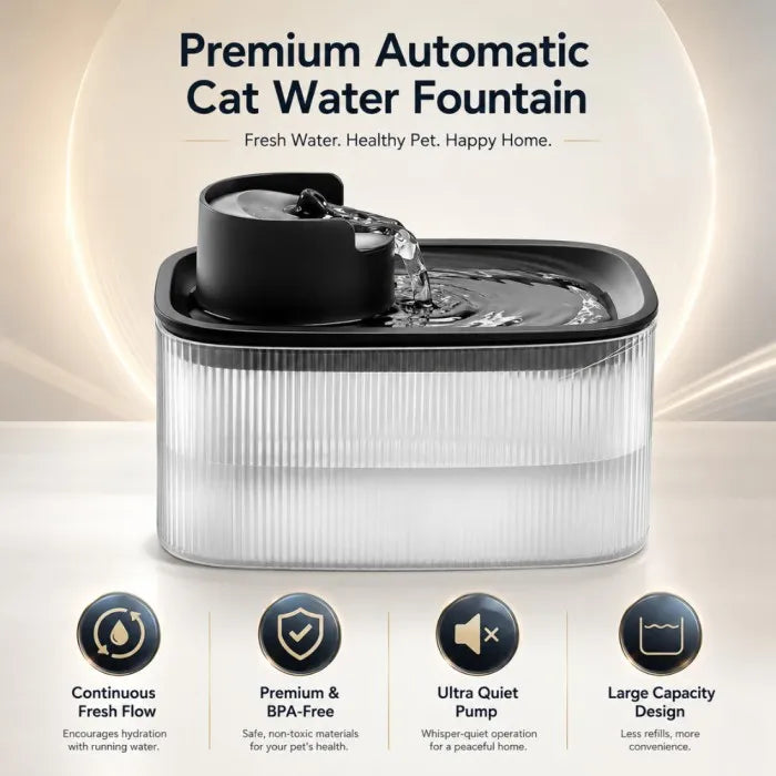 Ultra quiet 2L cat fountain