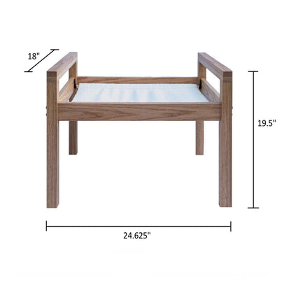 House of Meows Modern Wooden Cat Bed - Cozy Style