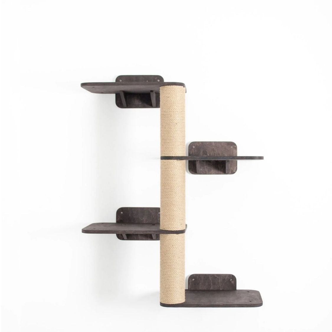 WallTrail Cat Climber | Wall-Mounted Cat Tree with Scratching Post, Climbing Steps & Perch