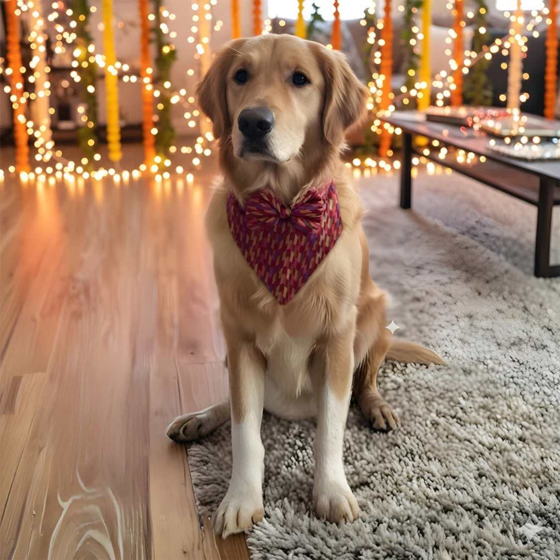 Luxury Dog Regal Bandana Multicolour | Stylish Pet Accessory