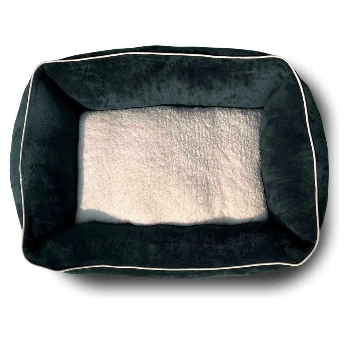 Lounger Dog Bed with Removable Cushion | Soft Washable Pet Sofa Bed with Anti Slip Base