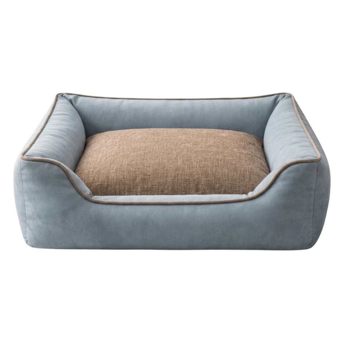 Orthopaedic Pet Bed With Bolster | Washable Anti Slip Dog & Cat Sofa Bed