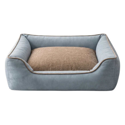 Orthopaedic Pet Bed With Bolster | Washable Anti Slip Dog & Cat Sofa Bed