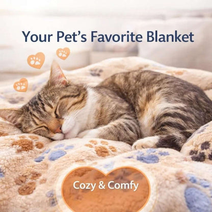 Ultra Soft Pet Blanket For Dogs & Cats | Washable 2 Pack