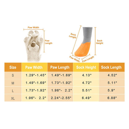 Waterproof Silicone Dog Paw Boots Anti Slip Shoes