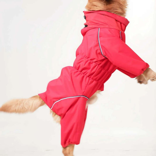 Rain Armor Elite Dog Jumpsuit | Full Body Waterproof with Adjustable High Neck