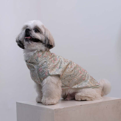 Mint Dream Designer Kurta for Dogs| Dog Ethnic & Festive Wear