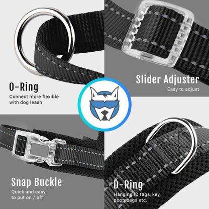 Quick fit dog harness black