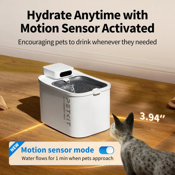 Smart Automatic Pet Water Fountain | Eversweet Max (White)