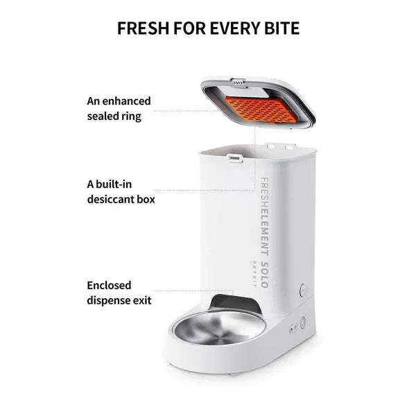 Freshelement Solo Automatic 2.4G WiFi Pet Food Dispenser