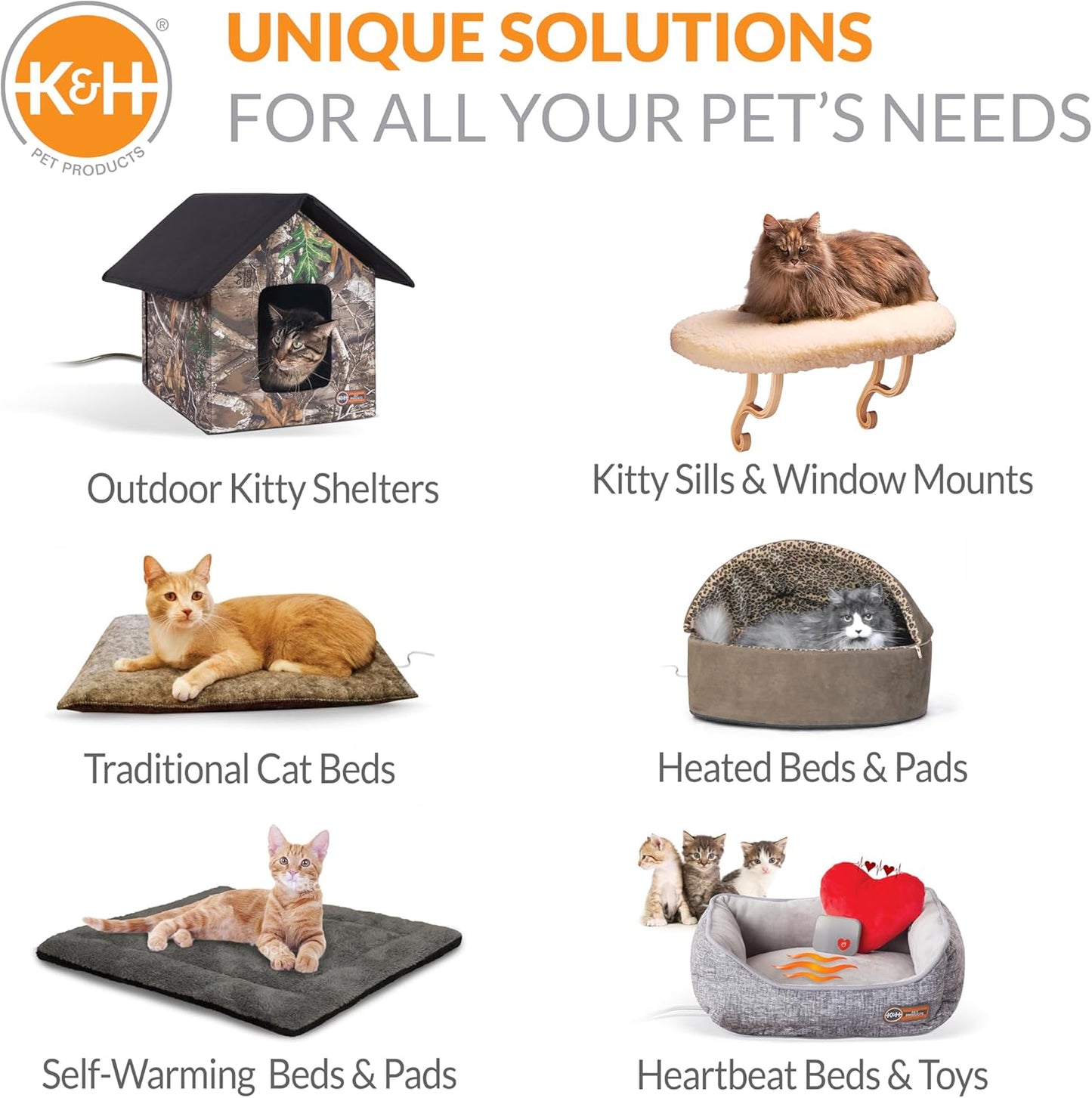 Hooded Cat Window Perch – Universal Mount Kitty Sill 14"x24" Gray