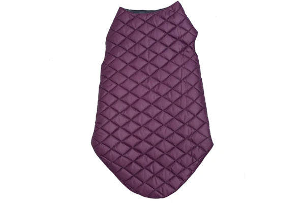 Wine Puffer Quilted Jacket for Dogs & Cats