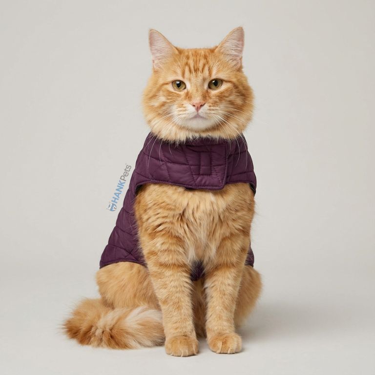 Wine Puffer Quilted Jacket for Dogs & Cats