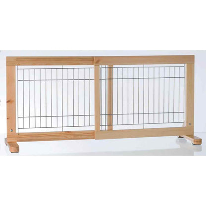 Trixie Pinewood Dog Barrier With Door | Indoor Pet Safety Gate