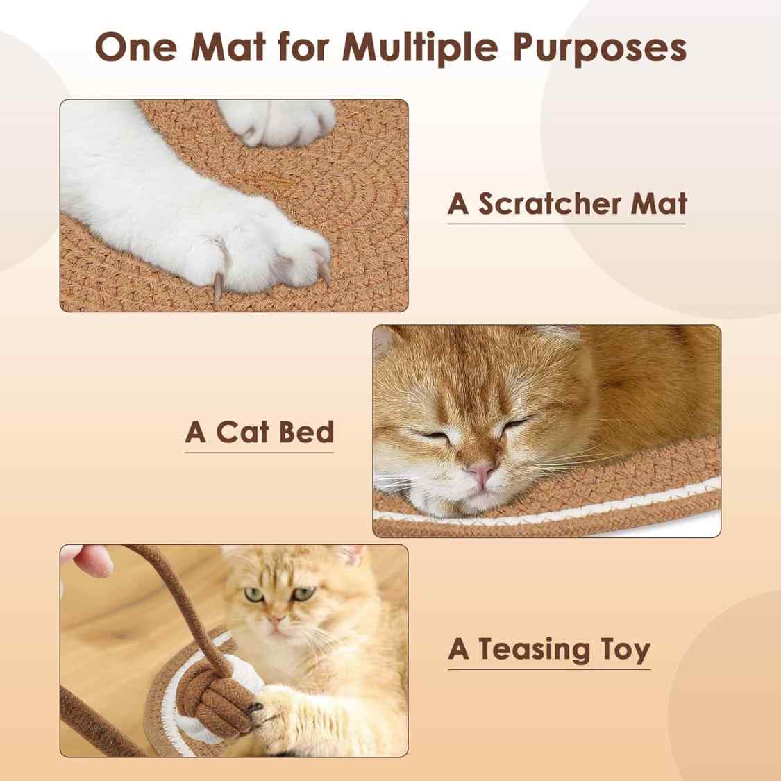 All-In-One Cat Claw Scratching & Sleeping Mat