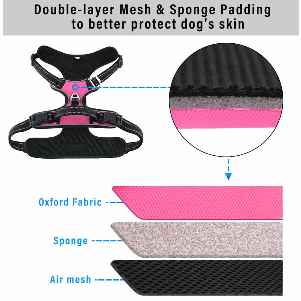 Pink Harness No Pull