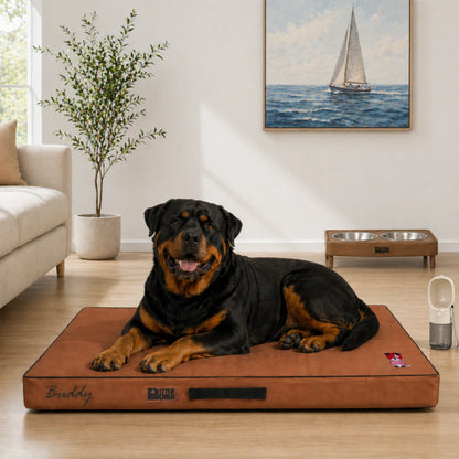 Cooling Dog Bed with Orthopedic Foam | Soft, Washable & Anti-Skid Pet Mattress
