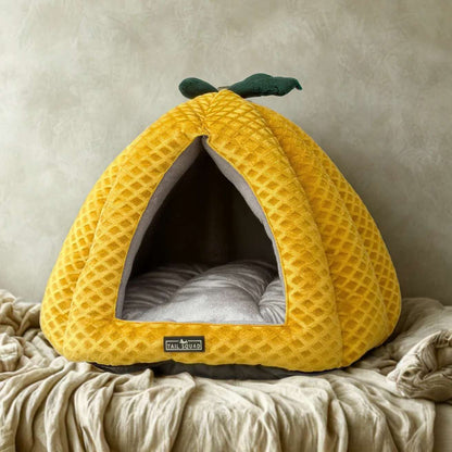 Premium Soft Pumpkin-Shaped Dog & Cat Hut