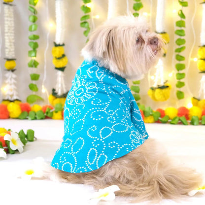 Blue Dog Kurta | Soft Cotton Outfit for Weddings Festivals and Parties