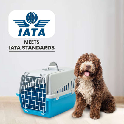 Pet Travel Carrier for Small Dogs & Cats (Atlantic Blue)