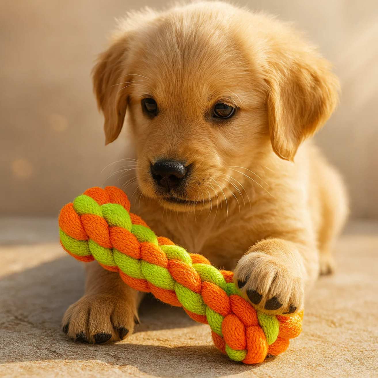 Bone Rope Toy For Dogs (1 pcs)