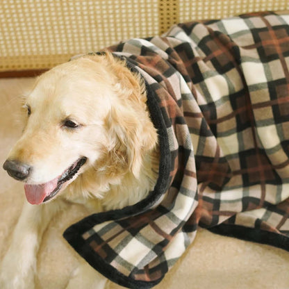 brown dog blanket