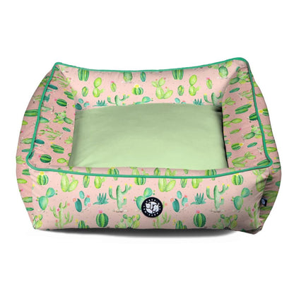 cactus print dog bed