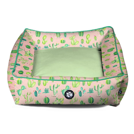 cactus print dog bed
