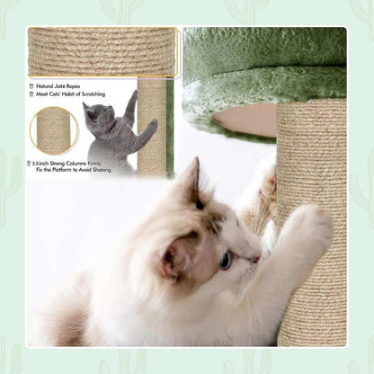 Cat Activity Tree | Multi Level Tower with Scratching Posts