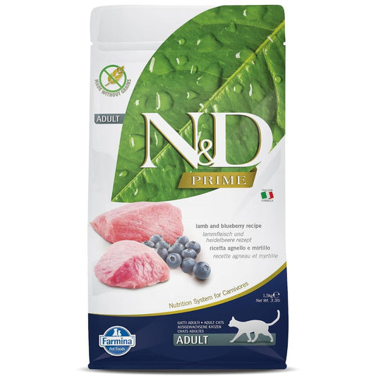 Cat Food | Dry Cat Food with Lamb & Blueberry for Adult Cats