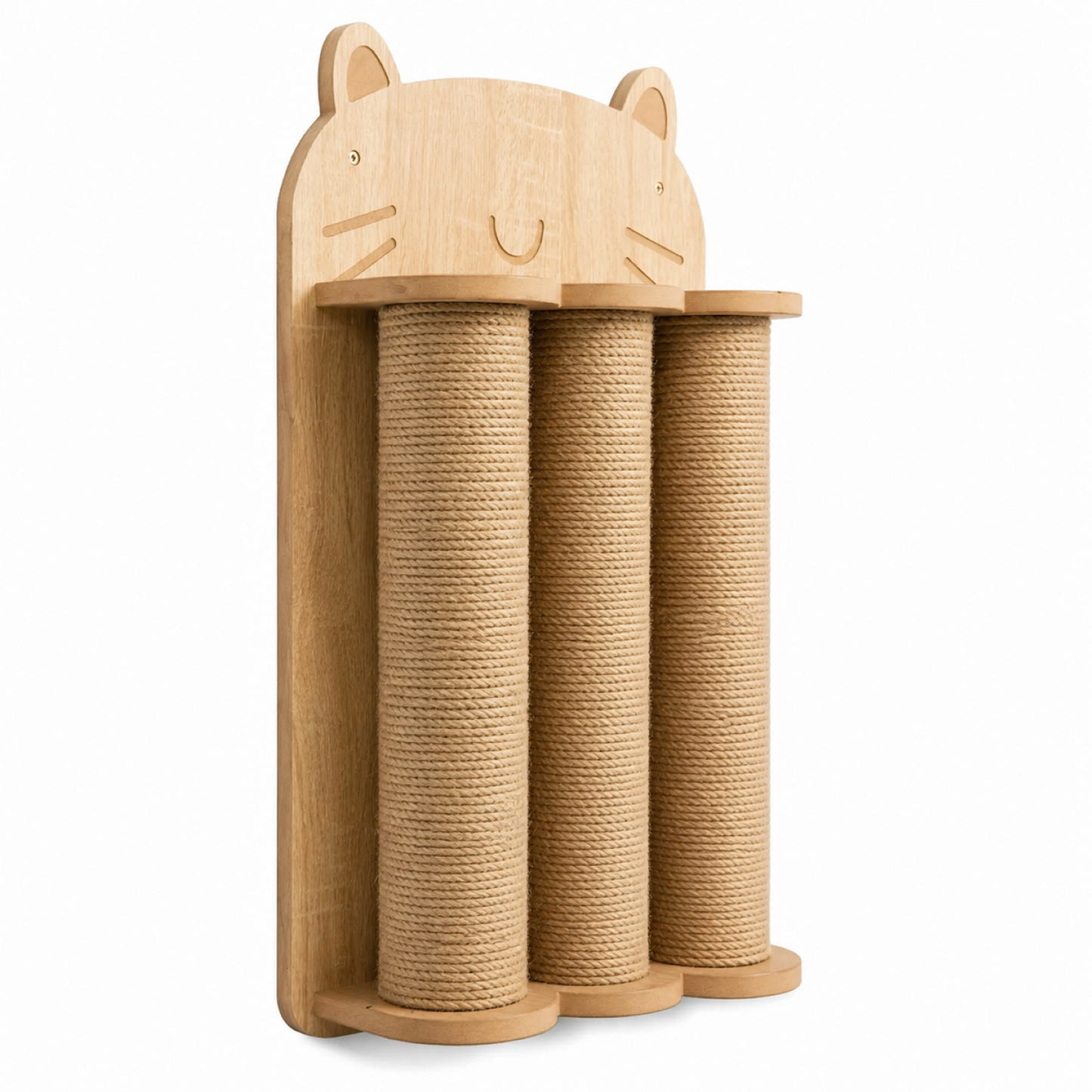 ScratchShield Wall Cat Scratcher – Wall Mounted Cat Scratching, Vertical Sisal Scratcher