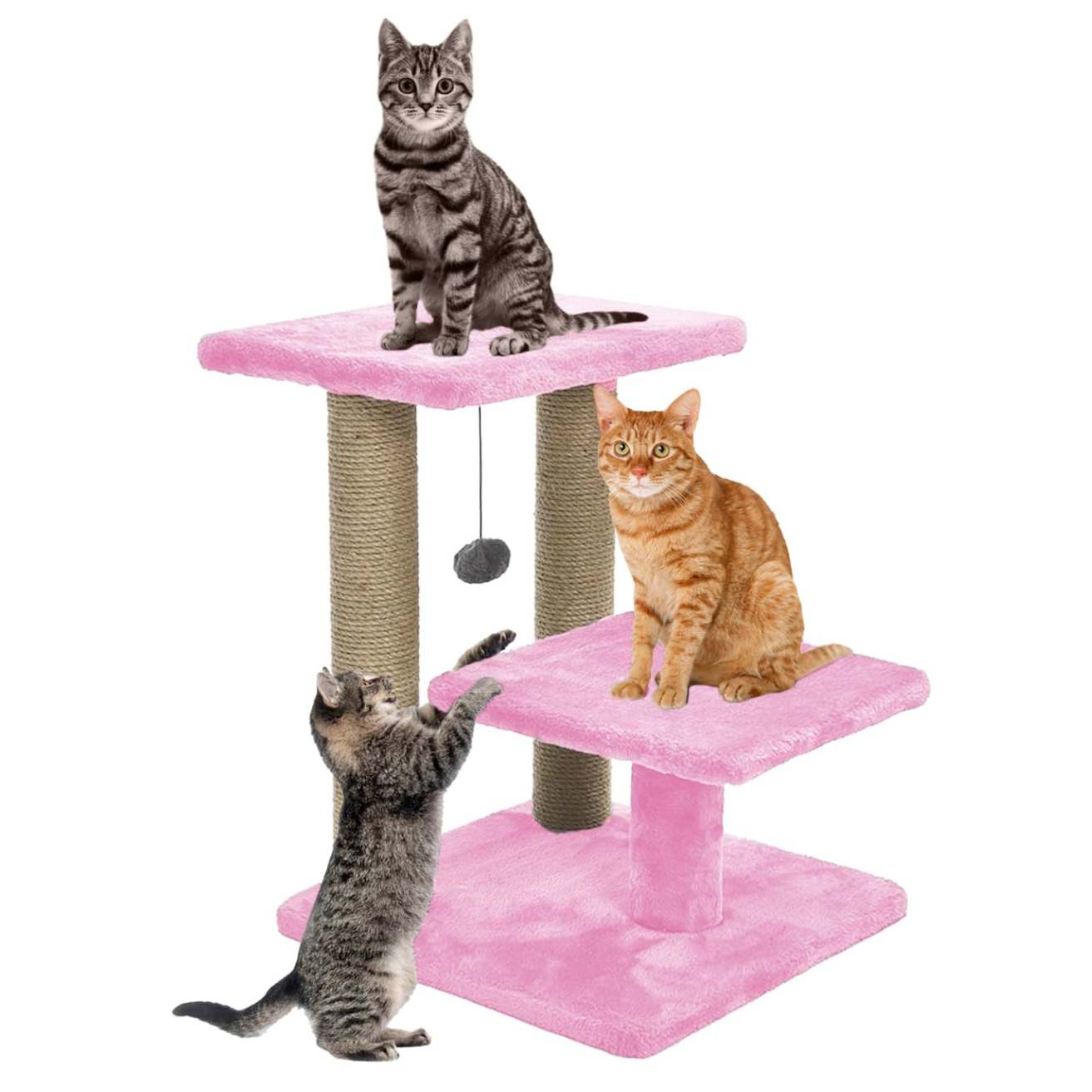 Cat Tree with Multiple Levels and Scratching Posts