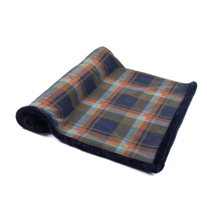 checkered pet blanket