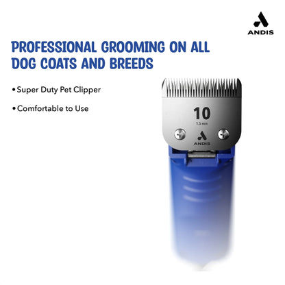 Andis eMERGE Wide Blade Cordless Pet Clipper | Professional Dog Grooming Clipper