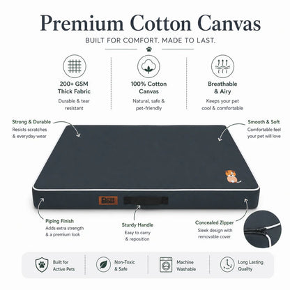 Summer Cooling Dog Bed | Orthopedic Washable Anti-Skid Pet Bed