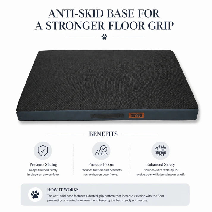 Summer Cooling Dog Bed | Orthopedic Washable Anti-Skid Pet Bed