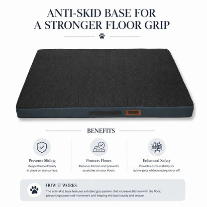 Summer Cooling Dog Bed | Orthopedic Washable Anti-Skid Pet Bed