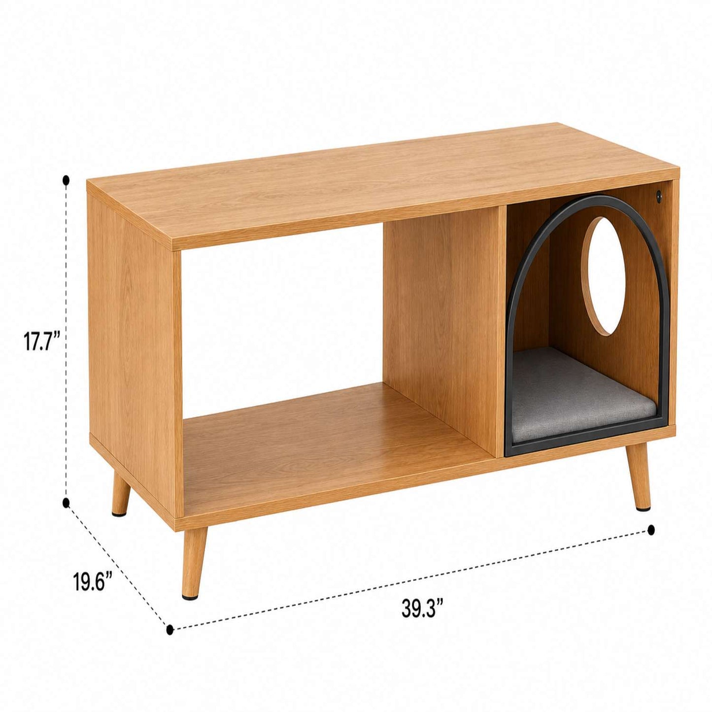 Modern Cat House | Indoor Cat Hideaway & Cozy Cat Bed
